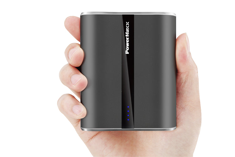 Ultra-Compact Power Bank with Dual USB Ports - 12,000mAh Fast Charging Battery Pack