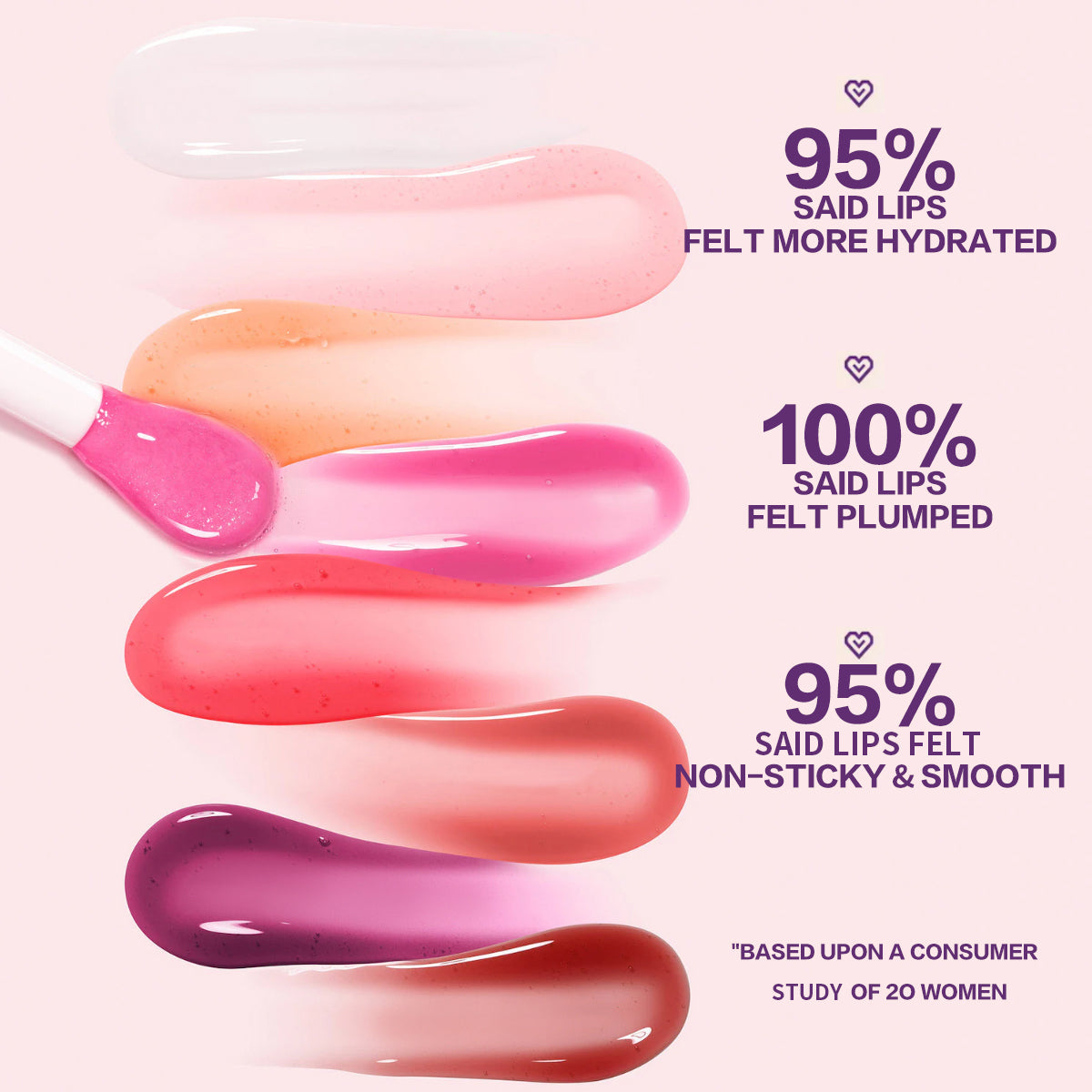 PHOFAY Juicy Lip Oil - Ultra-Moisturizing Non-Sticky Gloss