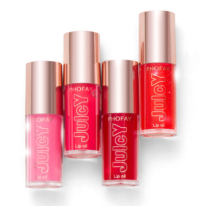 PHOFAY Juicy Lip Oil - Ultra-Moisturizing Non-Sticky Gloss