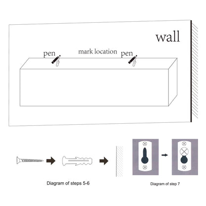 Floating Wall Shelves 17.7" - Maple Wood with Invisible Brackets