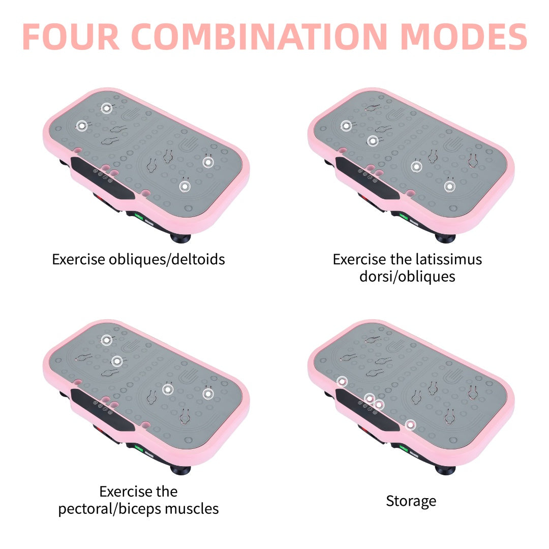 Vibration Plate with Handle – 120 Speed Levels | Full Body Workout Machine