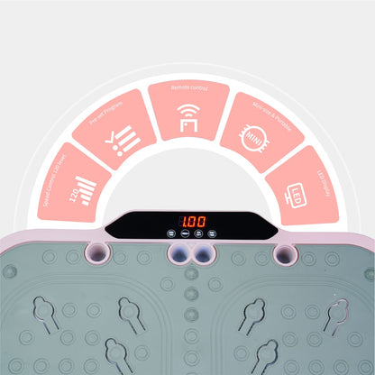 Vibration Plate with Handle – 120 Speed Levels | Full Body Workout Machine