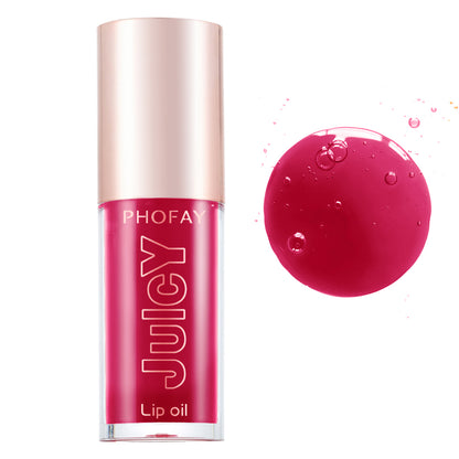 PHOFAY Juicy Lip Oil - Ultra-Moisturizing Non-Sticky Gloss