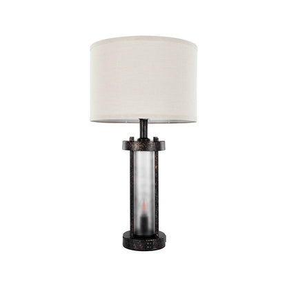 Farmhouse Table Lamps Set of 2 with USB Ports - Bedside Nightstand Lamps
