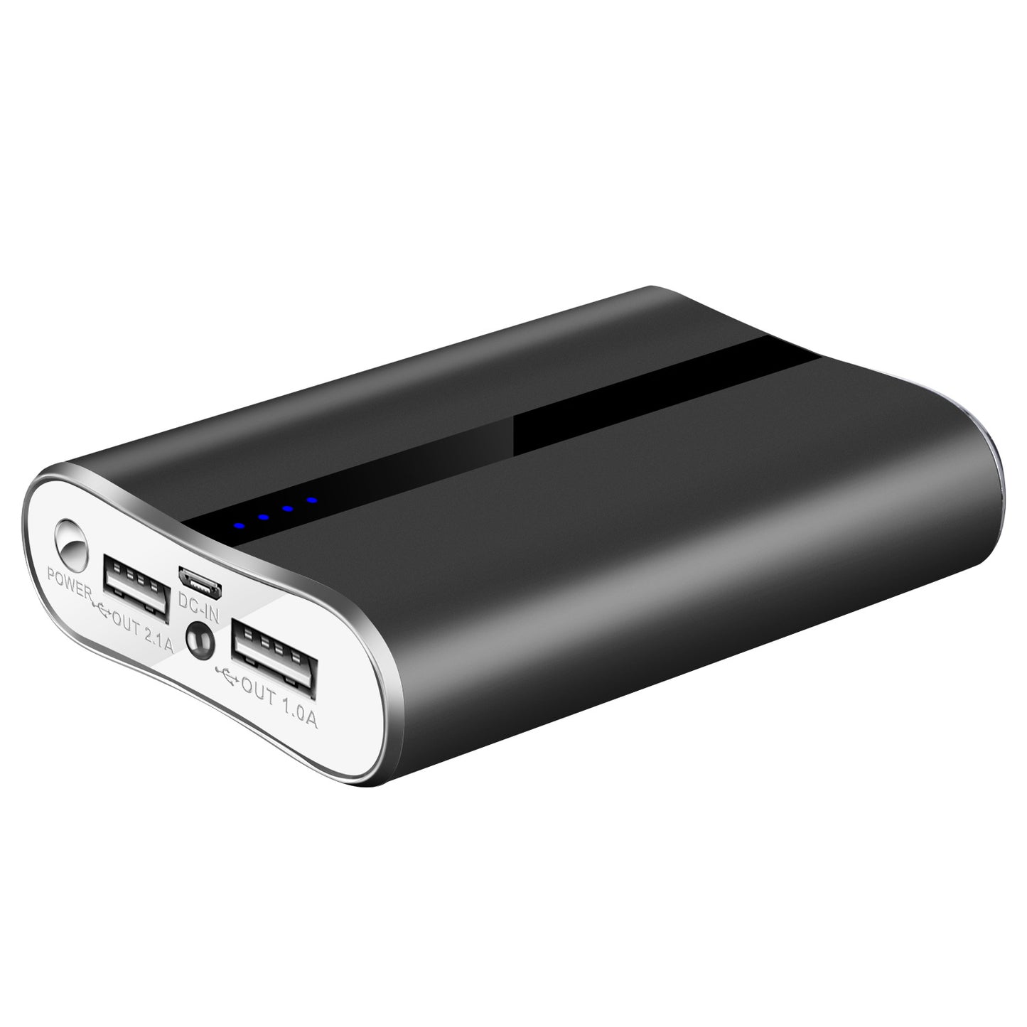 Ultra-Compact Power Bank with Dual USB Ports - 12,000mAh Fast Charging Battery Pack