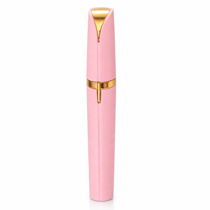 Mini Electric Eyebrow Trimmer with LED Light - Painless Hair Remover