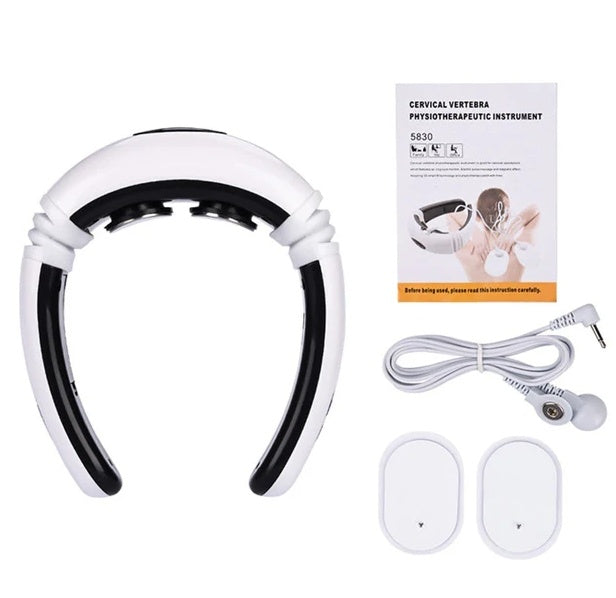 Electric Pulse Neck Massager - 8 Modes, 16 Intensity Levels & Body Pads