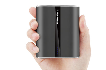 Ultra-Compact Power Bank with Dual USB Ports - 12,000mAh Fast Charging Battery Pack