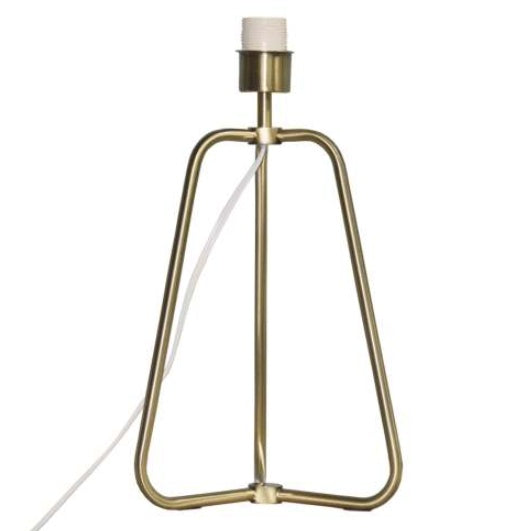 Marble Table Lamp - Modern Cylindrical Shade with Bronze Base & Inline Switch