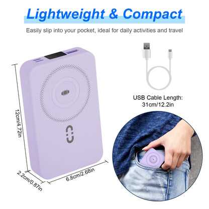 MagSafe Power Bank with Built-In Cables & Stand - 10,000mAh, 20W Fast Charging