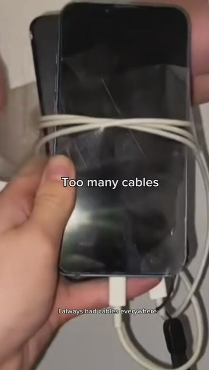 MagSafe Power Bank with Built-In Cables & Stand - 10,000mAh, 20W Fast Charging